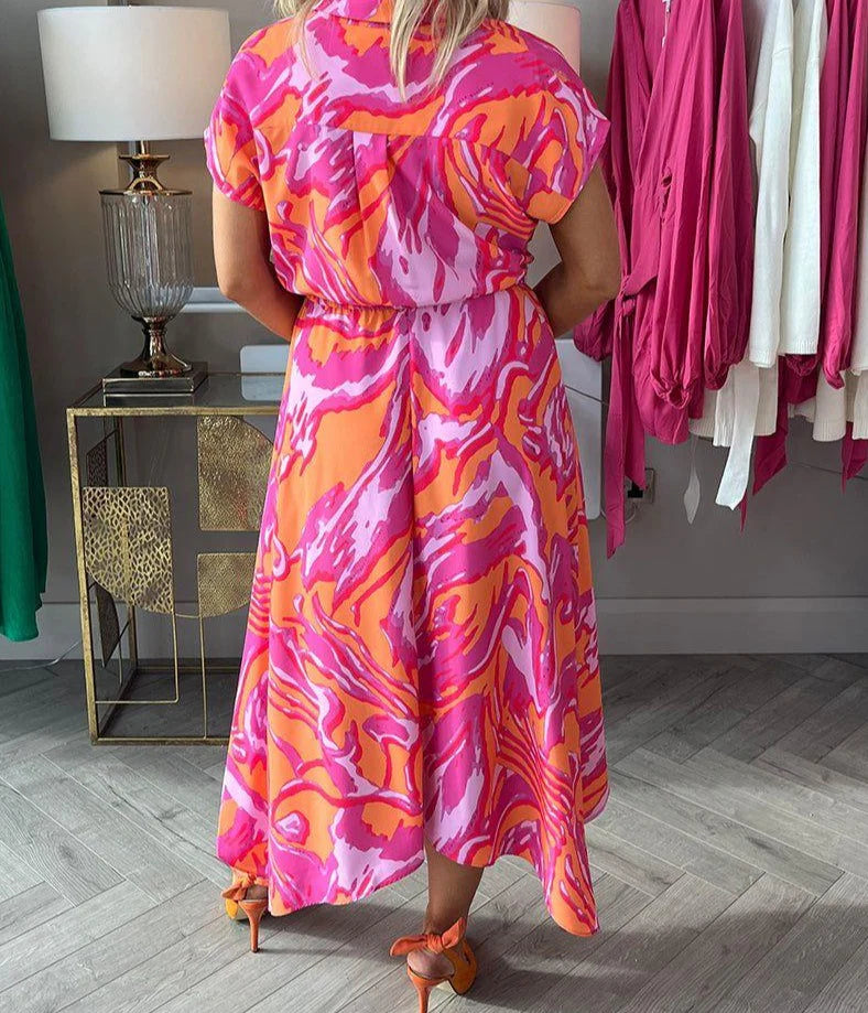 PinkVibes maxi-jurk