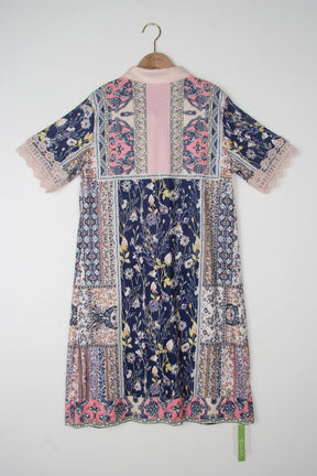 Vintage tuniekjurk bloemen