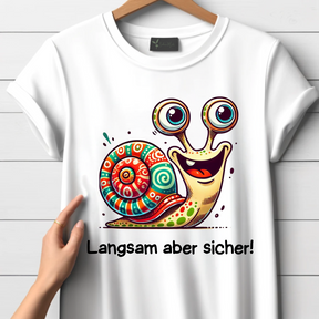 T-shirt ‘Langzaam maar zeker’