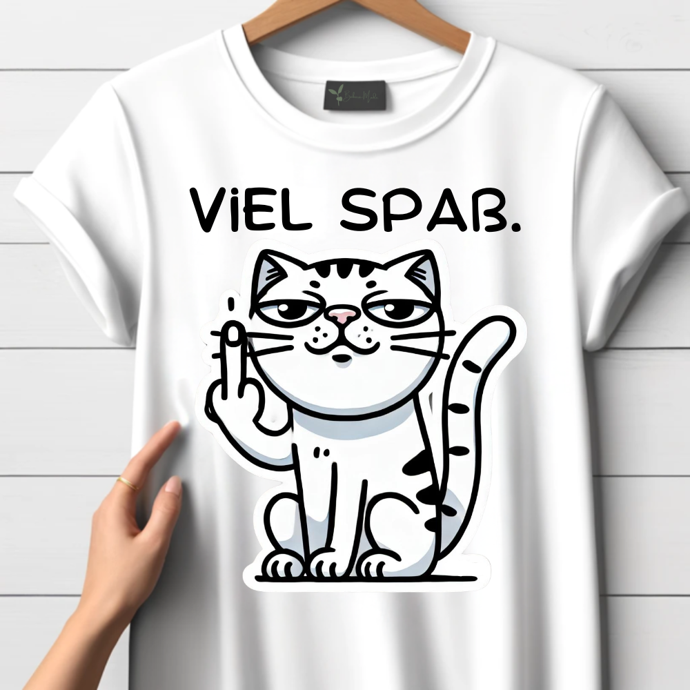 Veel plezier katten t-shirt