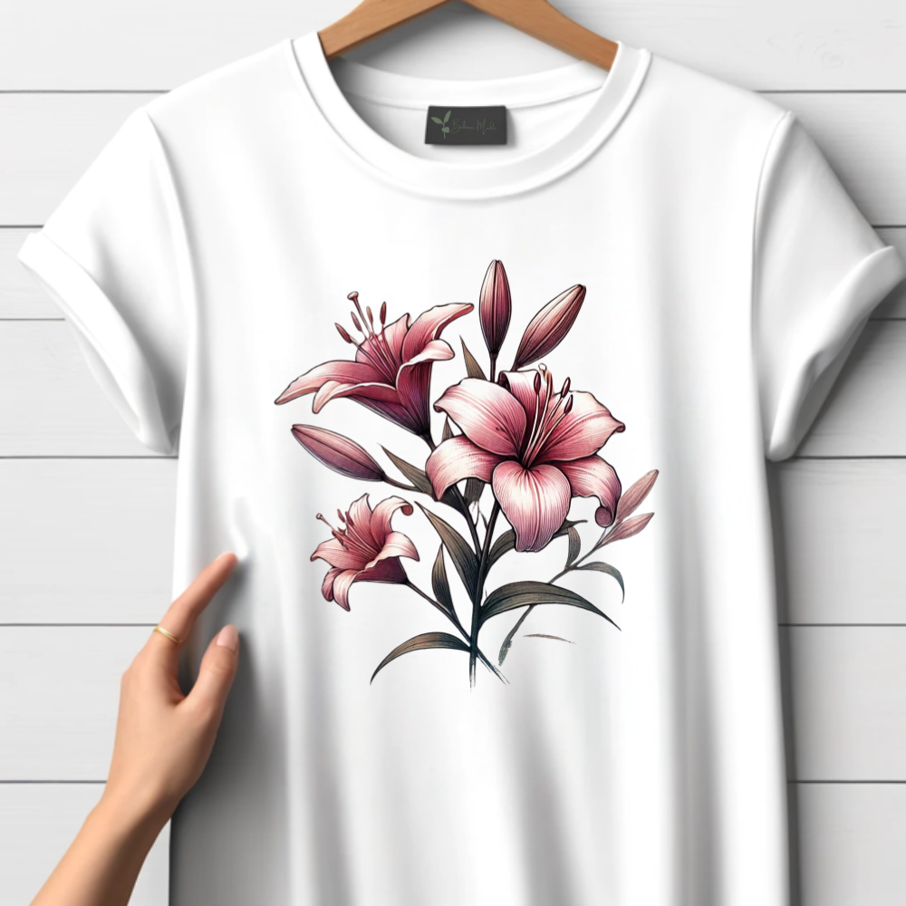 Elegant lelie t-shirt