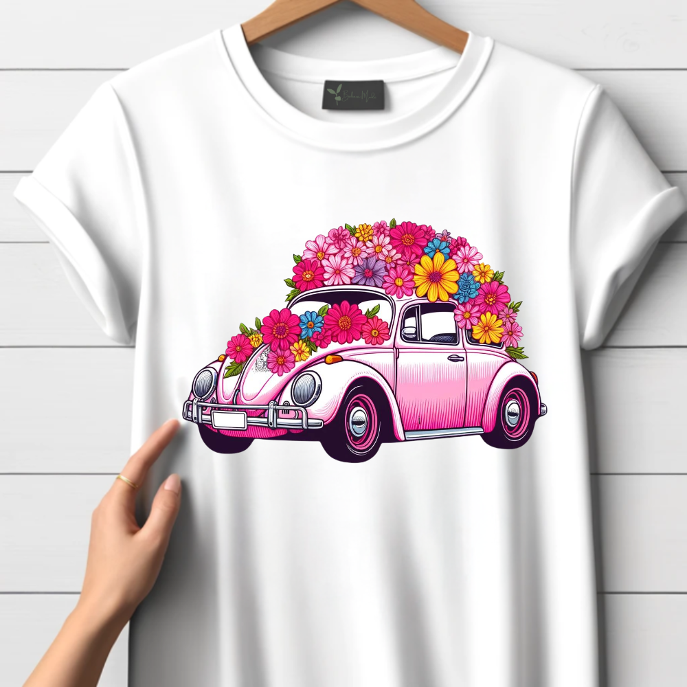 Flower Power kever shirt