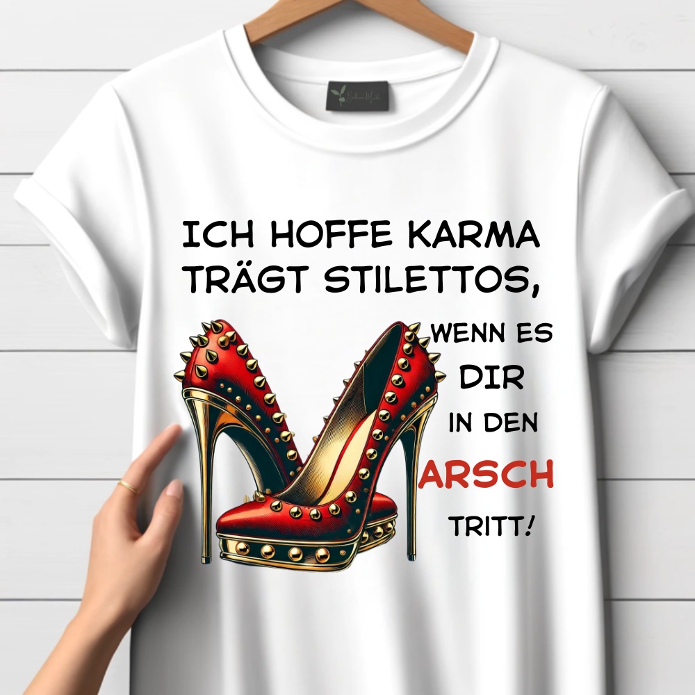 Karma stiletto-shirt