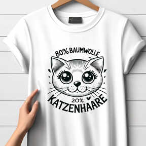 T-shirt van kattenstof