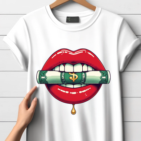 Provocerend lippenshirt