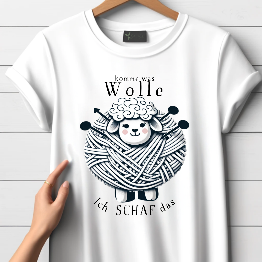 Wollen schapen t-shirt