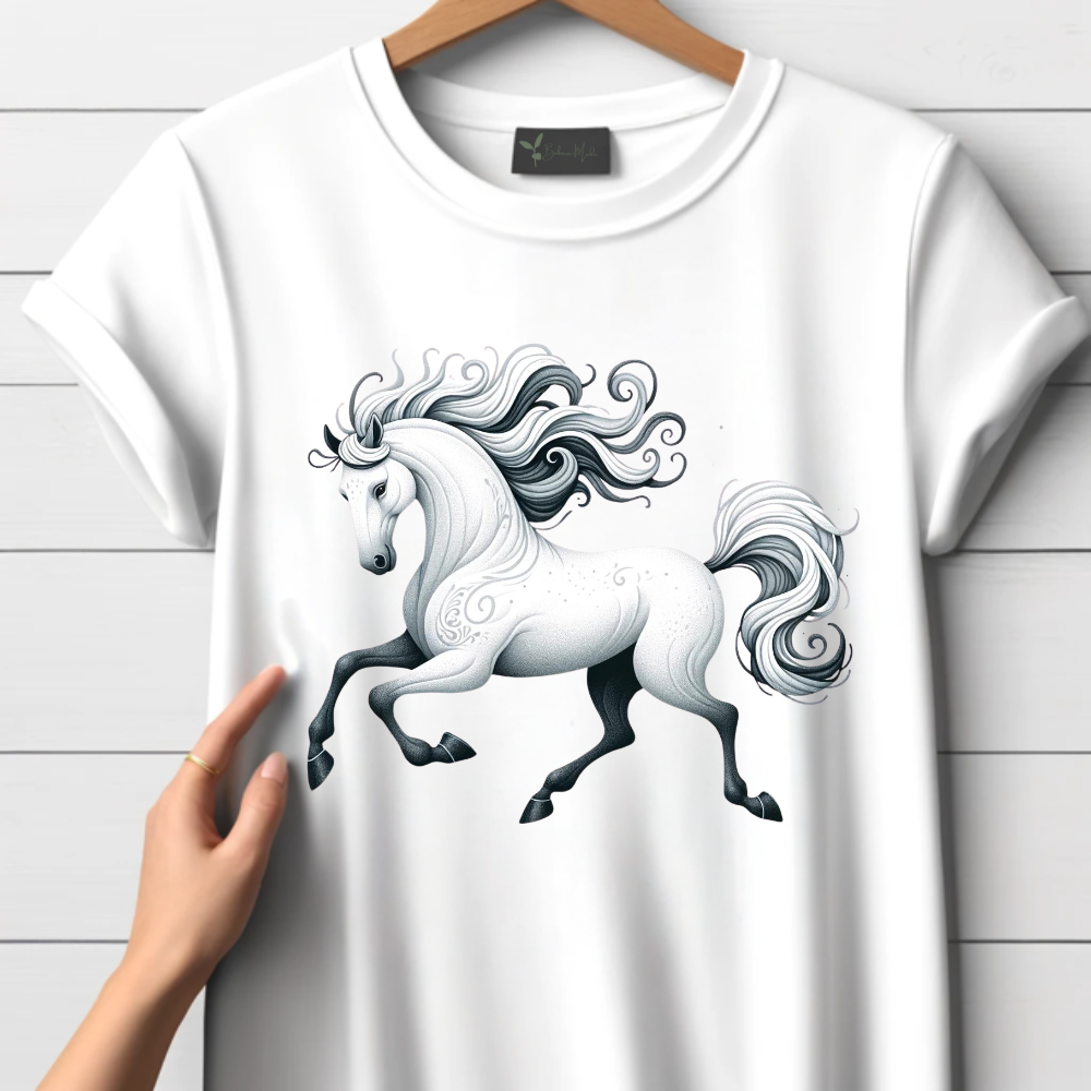 Elegant paarden T-shirt