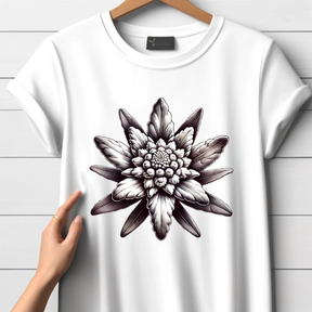 T-shirt met Edelweiss-bloem