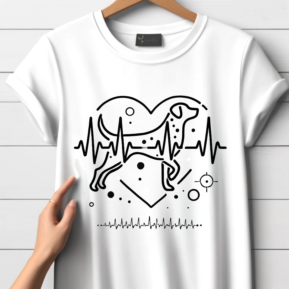 Hart hond T-shirt