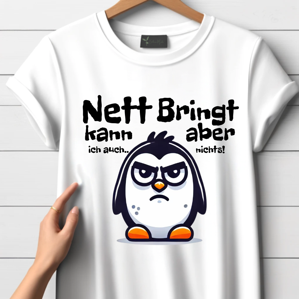 Ondeugend pinguïn t-shirt