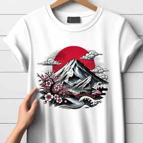 Japans berg-T-shirt