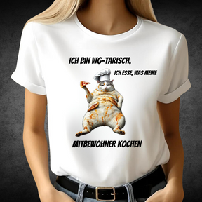 WG-Koch Katze | Lustiges Statement-Shirt | Humorvolles Design für Katzenfans | Perfektes Winter-Outfit für Frauen