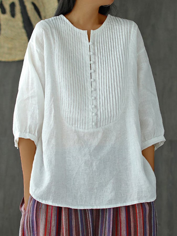 Boho ruches shirt