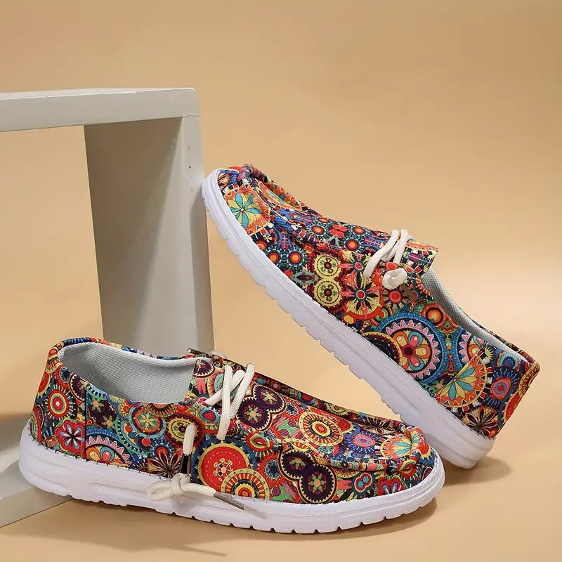 Raffiné® - Kleurrijke mandala zomersneakers