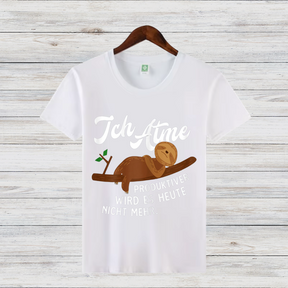 Faultier Shirt | Lustiges Winter T-Shirt | Humorvolles Geschenk | Gemütliches Statement Shirt für kalte Tage