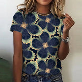 Zee van bloemen shirt