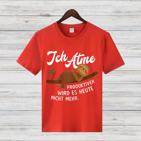 Faultier Shirt | Lustiges Winter T-Shirt | Humorvolles Geschenk | Gemütliches Statement Shirt für kalte Tage