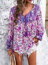 Boho blouse met rand