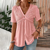 Roze kanten blouse droom