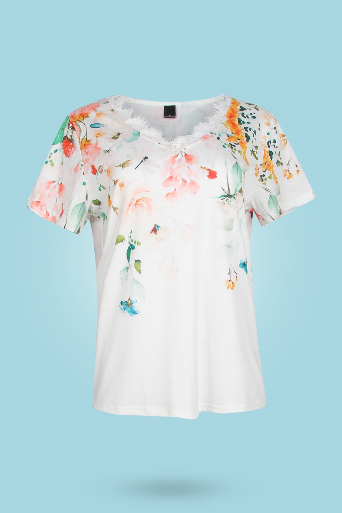 Bloem magisch V-shirt