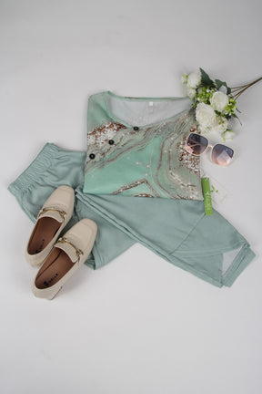 Mint glamour-set