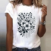 T-shirt met bloemenpracht