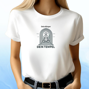 Jouw lichaam, jouw tempel-T-shirt