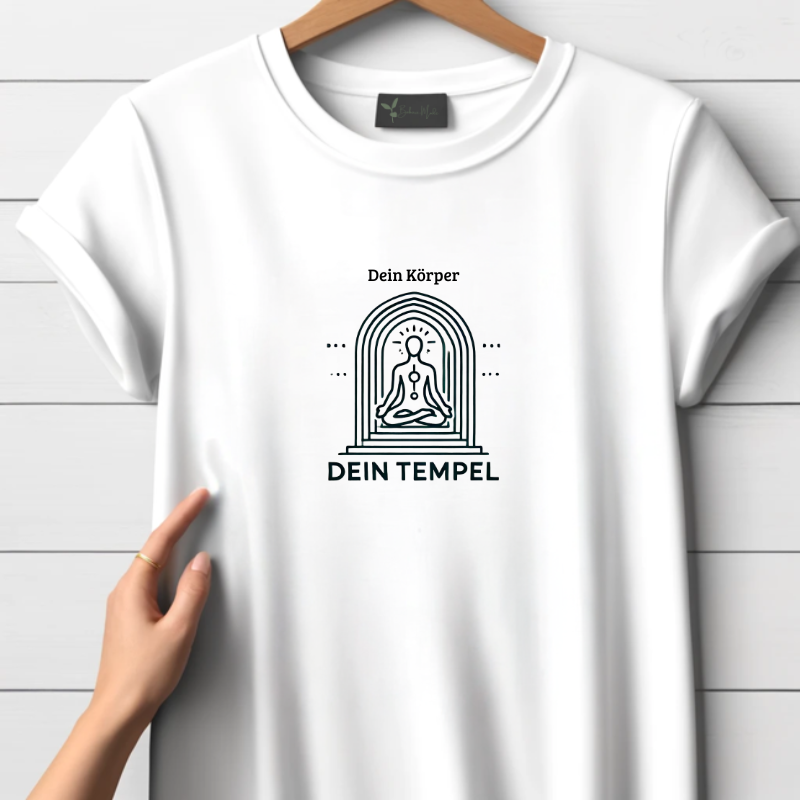 Jouw lichaam, jouw tempel-T-shirt