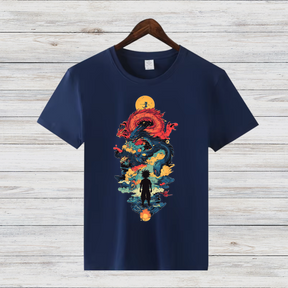 Mystischer Drachengeist | Fantasy T-Shirt | Episches Anime Design | Stilvolles Shirt für Abenteuerfans