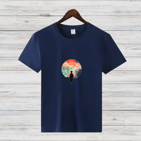 Magisches Wintermotiv | Stilvolles Baumwollshirt | Traumhaftes Design | Mystisches Fashion-Statement