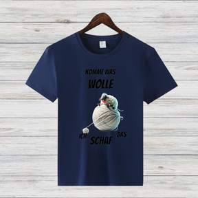 Komme was Wolle | Lustiges Schaf-Shirt | Humorvolles Statement-Shirt | Perfektes Winterdesign für kreative Köpfe