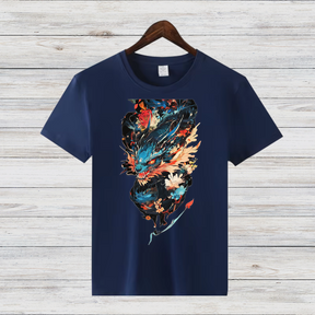 Mystischer Drachengeist | Fantasie T-Shirt | Kunstvolles Drachen-Design | Stilvolles Shirt für Fantasy-Fans