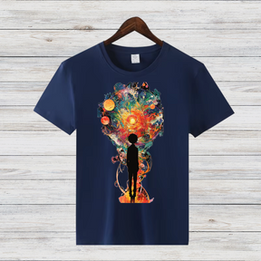 Kosmisches Universum Shirt | Mystisches Galaxie Design | Astronomie T-Shirt | Sci-Fi Kunst Shirt für Träumer