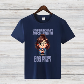 Freches Statement Shirt | Lustiges Winter T-Shirt | Cooles Cartoon Design | Geschenkidee für Frauen