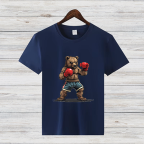 T-Shirt - Boxender Bär lustiges Sportmotiv