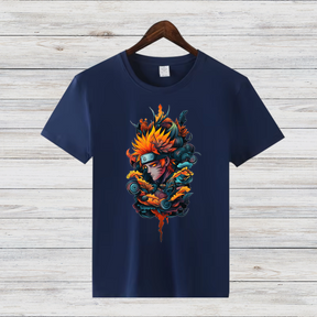 Episches Ninja Shirt | Anime Fan T-Shirt | Stylisches Baumwollshirt für Wintertage | Geschenk für Anime-Liebhaber