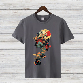 Künstlerisches Wintershirt | Mystisches Kunst T-Shirt | Stilvolles Design für die kalte Jahreszeit | Statement Shirt für Kunstliebhaber