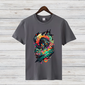 Mystisches Kunst T-Shirt | Fantasy Design Shirt | Kreatives Baumwollshirt | Geschenk für Kunstliebhaber | Statement Shirt für Männer
