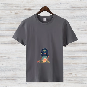 Mystischer Frosch | Künstlerisches T-Shirt | Fantasievolles Design | Stilvolles Statement-Shirt für Kreative