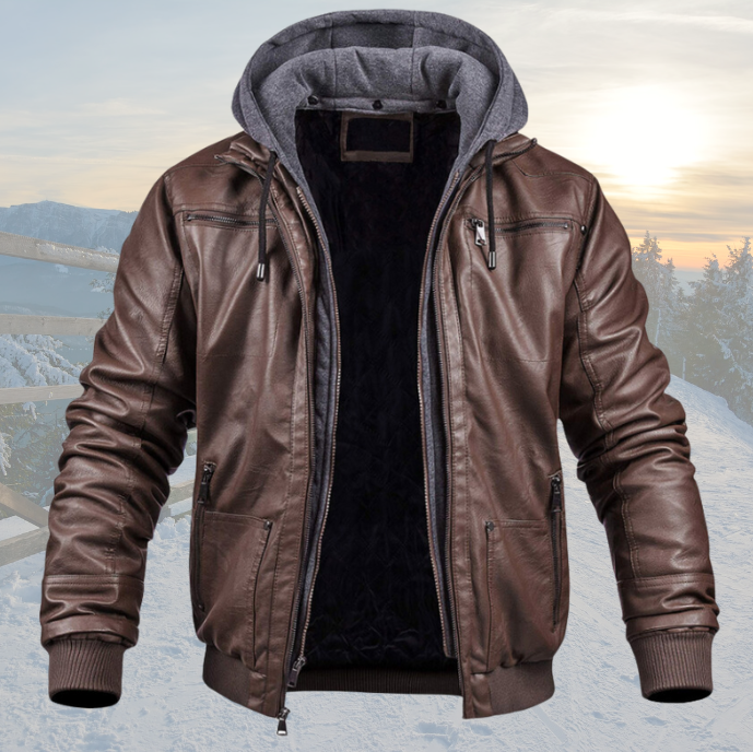 Dieter™ - Leder-Winterjacke