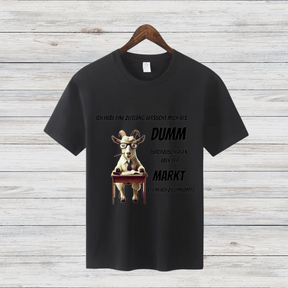 Lustiges Ziegen-Shirt | Humorvolles Statement Oberteil | Witziges Winterdesign | T-Shirt für Damen