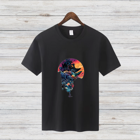 Mystischer Wolf | Künstlerisches Fantasy T-Shirt | Wildes Naturdesign | Stilvolles Statement Shirt für Tierliebhaber