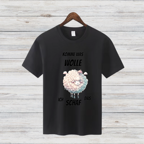 Komme Was Wolle | Lustiges Schaf-Shirt | Humorvolles Winterdesign | Statement Shirt für kalte Tage