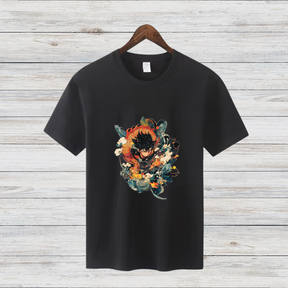Anime Feuerkrieger | Episches Manga Shirt | Stylisches Anime Design | Geschenk für Otakus