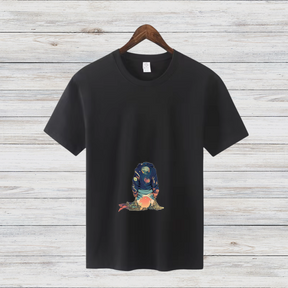 Mystischer Frosch | Künstlerisches T-Shirt | Fantasievolles Design | Stilvolles Statement-Shirt für Kreative