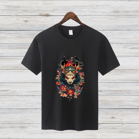 Mystischer Oni | Japanisches Kunst T-Shirt | Dämonen & Samurai Design | Streetwear Shirt für den Winter
