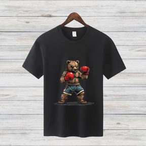 T-Shirt - Boxender Bär lustiges Sportmotiv