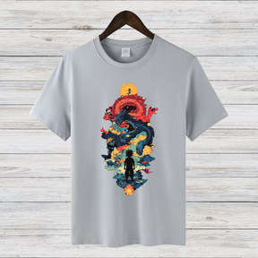 Mystischer Drachengeist | Fantasy T-Shirt | Episches Anime Design | Stilvolles Shirt für Abenteuerfans