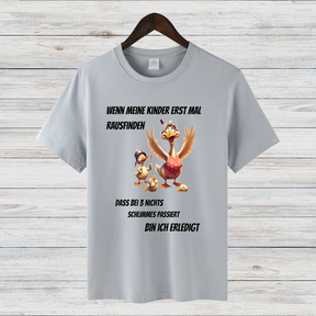 Humorvolles Enten-Shirt | Lustiges Statement Shirt | Witziges Geschenk für Mütter | Winter-Highlight Damen T-Shirt