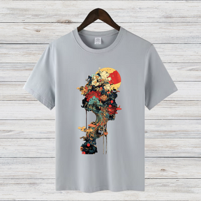 Künstlerisches Wintershirt | Mystisches Kunst T-Shirt | Stilvolles Design für die kalte Jahreszeit | Statement Shirt für Kunstliebhaber